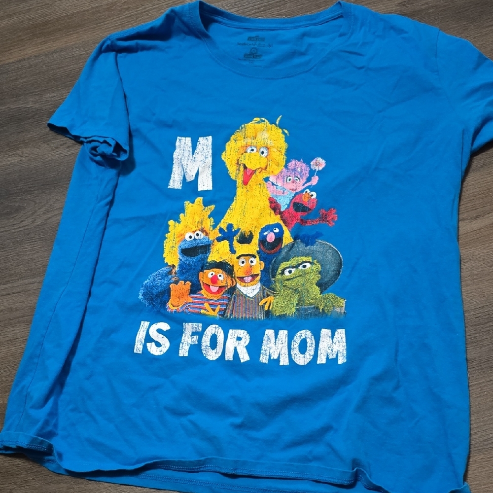 Blue Sesame Street Graphic Tee